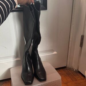 Vince Camuto Black Knee High Boots